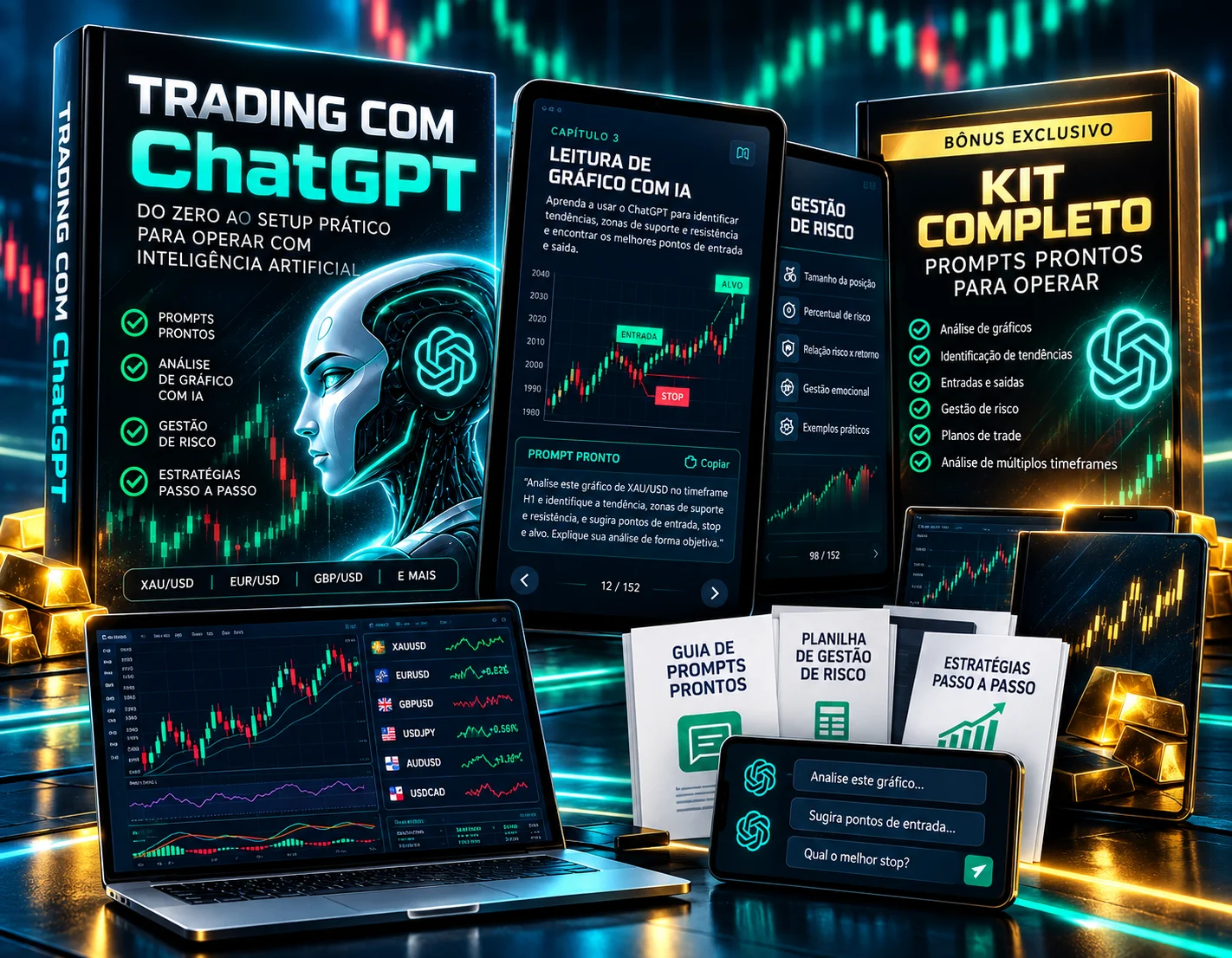App Trading com ChatGPT com os bônus